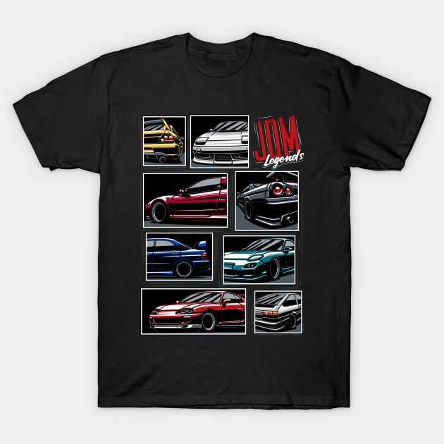 JDM Legends T-Shirt by Markaryan